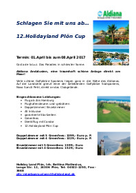 12. Holidalynd Ploen Golf Cup in Aldiana Andalusien