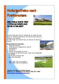 Golfen auf Fuerteventura